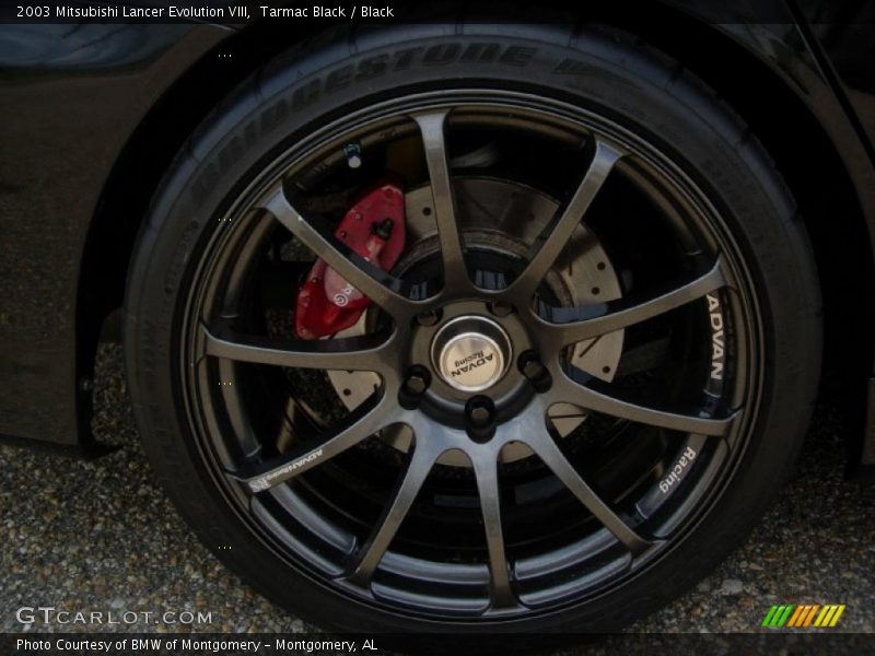 Custom Wheels of 2003 Lancer Evolution VIII