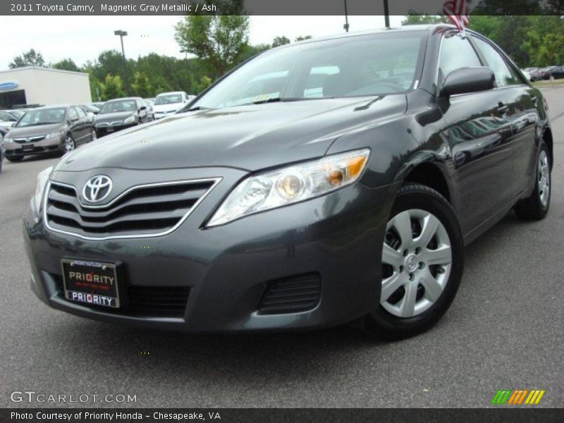 Magnetic Gray Metallic / Ash 2011 Toyota Camry