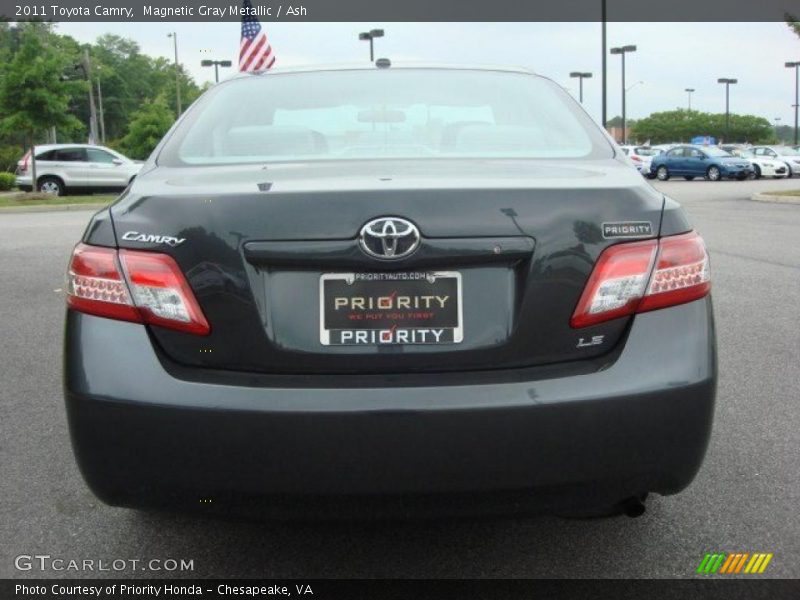 Magnetic Gray Metallic / Ash 2011 Toyota Camry