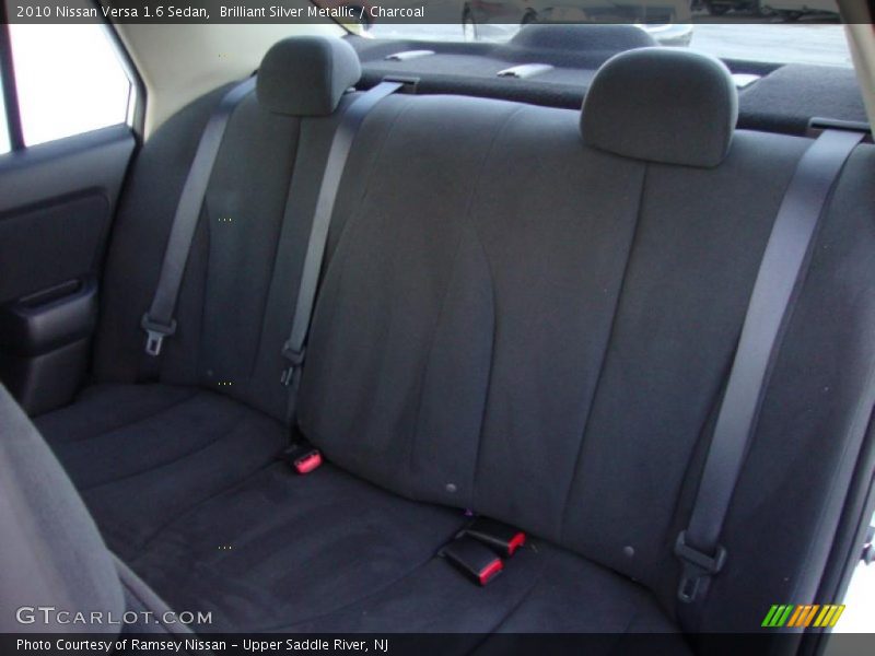 Brilliant Silver Metallic / Charcoal 2010 Nissan Versa 1.6 Sedan