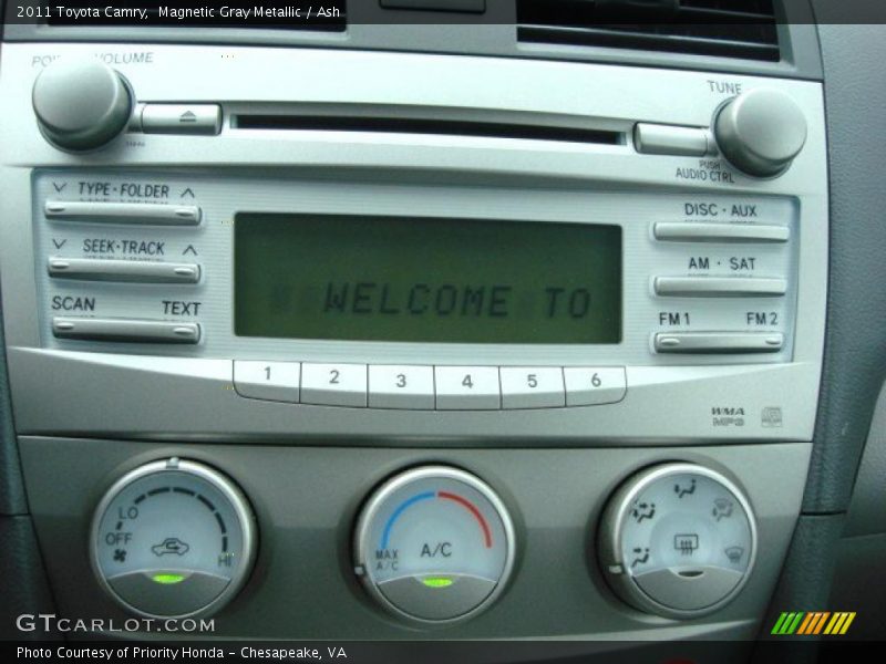 Magnetic Gray Metallic / Ash 2011 Toyota Camry