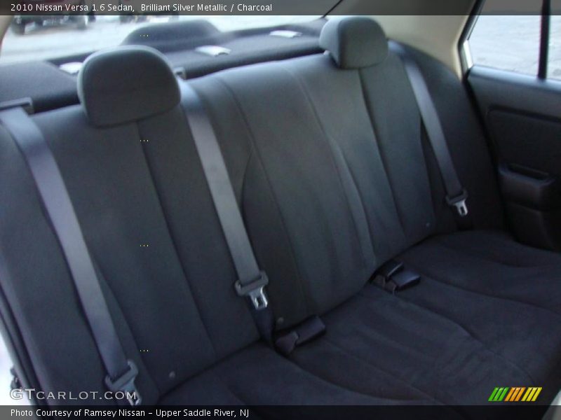 Brilliant Silver Metallic / Charcoal 2010 Nissan Versa 1.6 Sedan