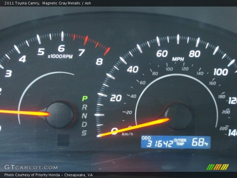 Magnetic Gray Metallic / Ash 2011 Toyota Camry