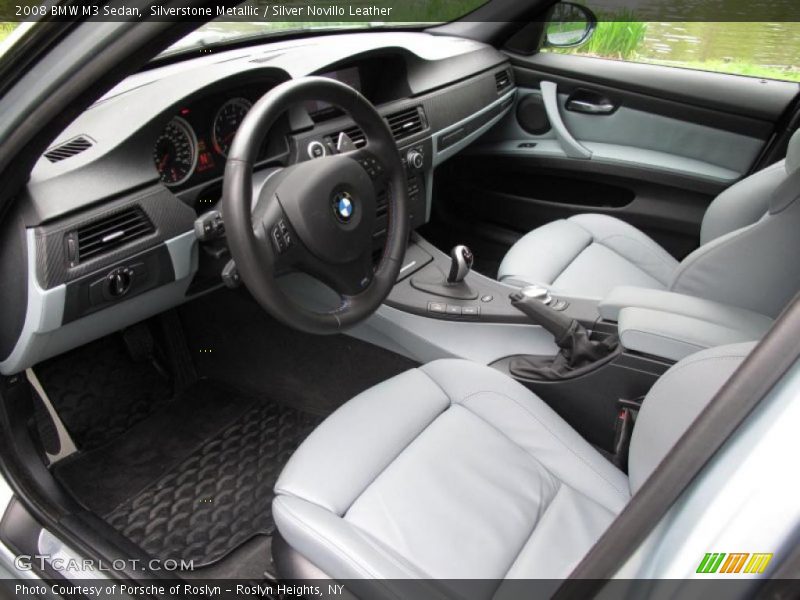  2008 M3 Sedan Silver Novillo Leather Interior