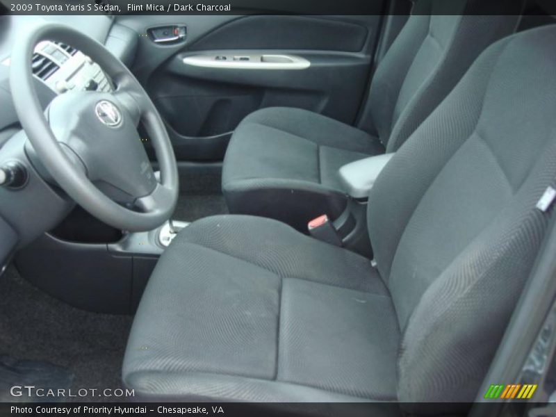 Flint Mica / Dark Charcoal 2009 Toyota Yaris S Sedan