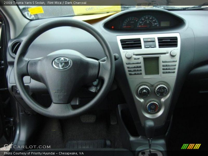 Flint Mica / Dark Charcoal 2009 Toyota Yaris S Sedan