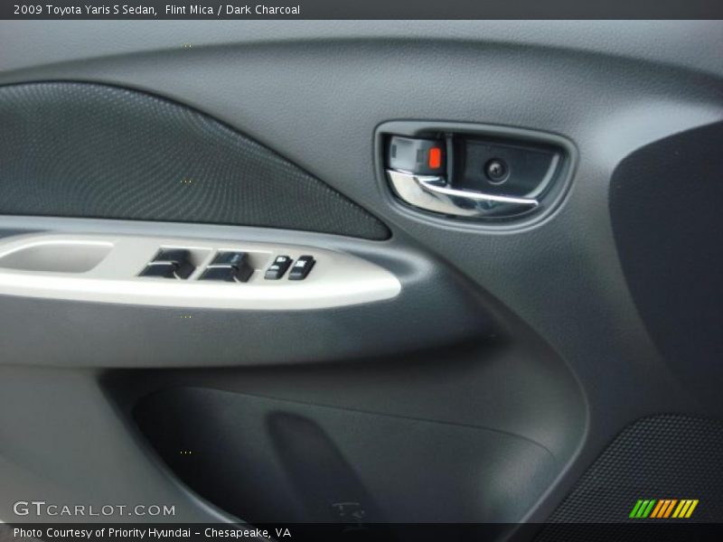 Flint Mica / Dark Charcoal 2009 Toyota Yaris S Sedan