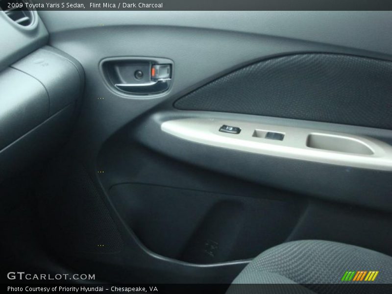 Flint Mica / Dark Charcoal 2009 Toyota Yaris S Sedan