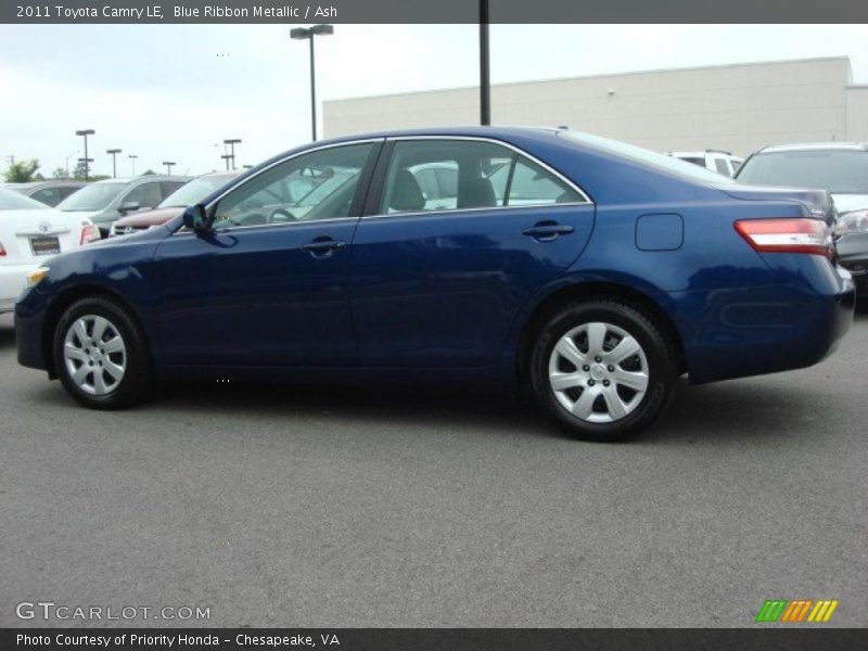 Blue Ribbon Metallic / Ash 2011 Toyota Camry LE