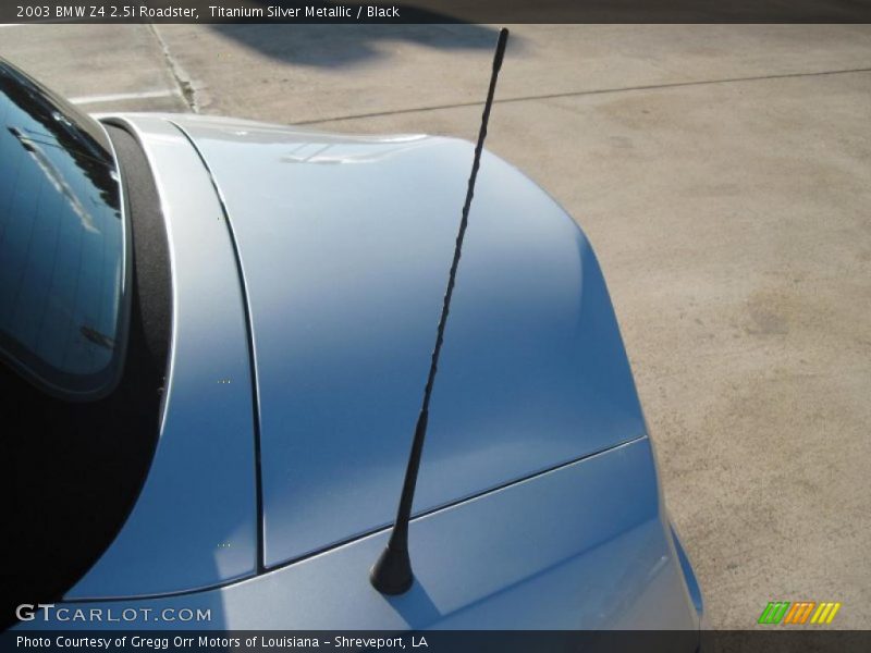 Titanium Silver Metallic / Black 2003 BMW Z4 2.5i Roadster