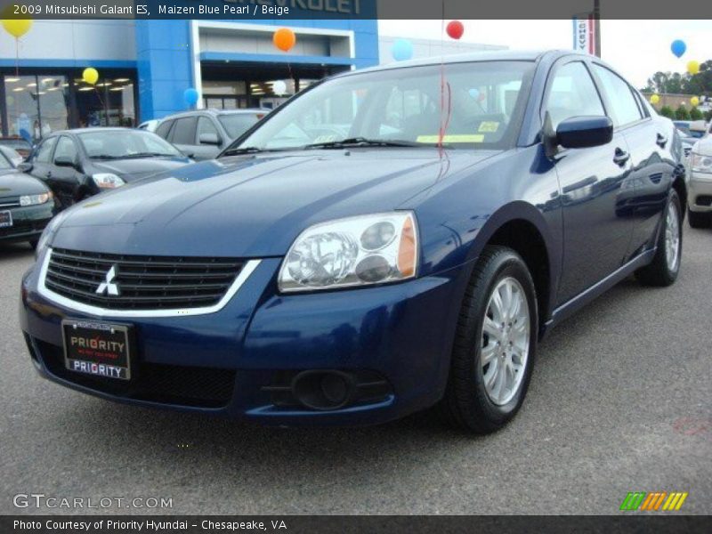 Maizen Blue Pearl / Beige 2009 Mitsubishi Galant ES
