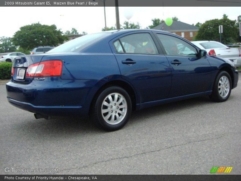 Maizen Blue Pearl / Beige 2009 Mitsubishi Galant ES
