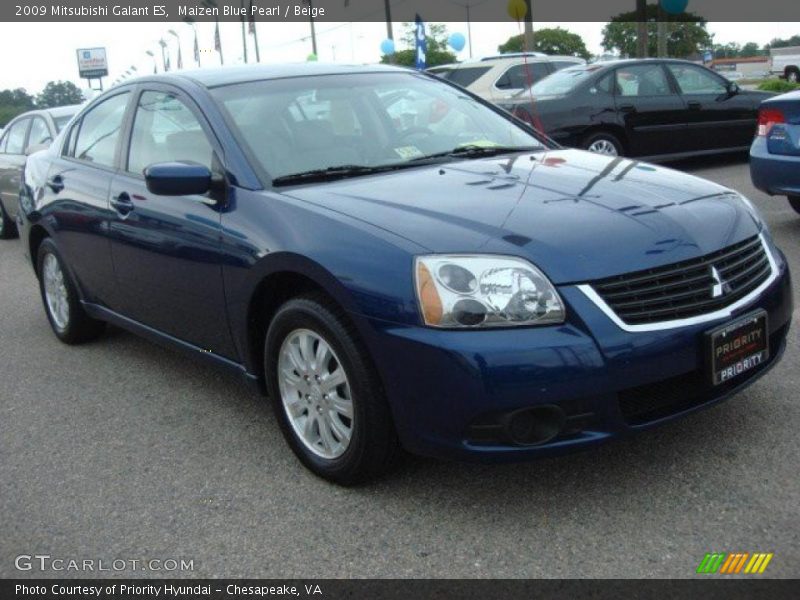 Maizen Blue Pearl / Beige 2009 Mitsubishi Galant ES