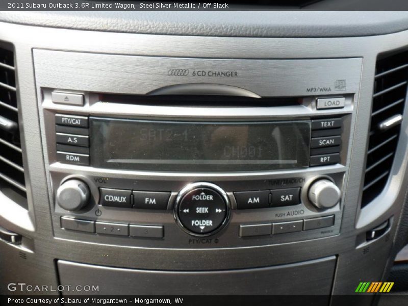Controls of 2011 Outback 3.6R Limited Wagon