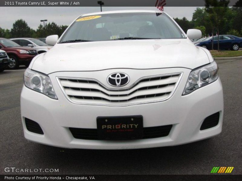 Super White / Ash 2011 Toyota Camry LE