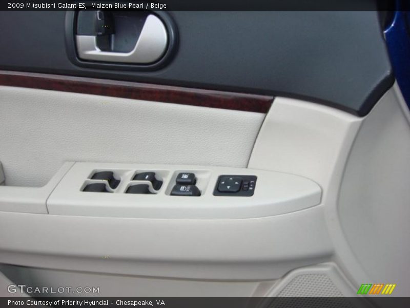 Maizen Blue Pearl / Beige 2009 Mitsubishi Galant ES