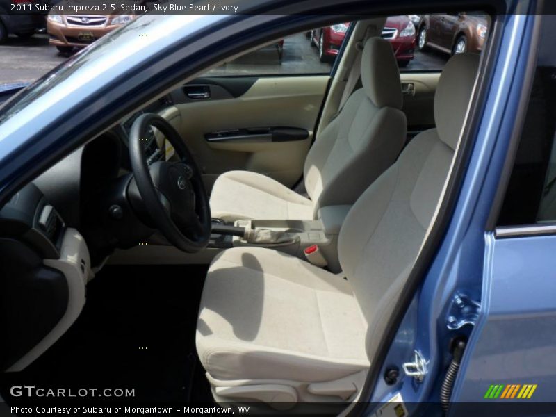 Sky Blue Pearl / Ivory 2011 Subaru Impreza 2.5i Sedan