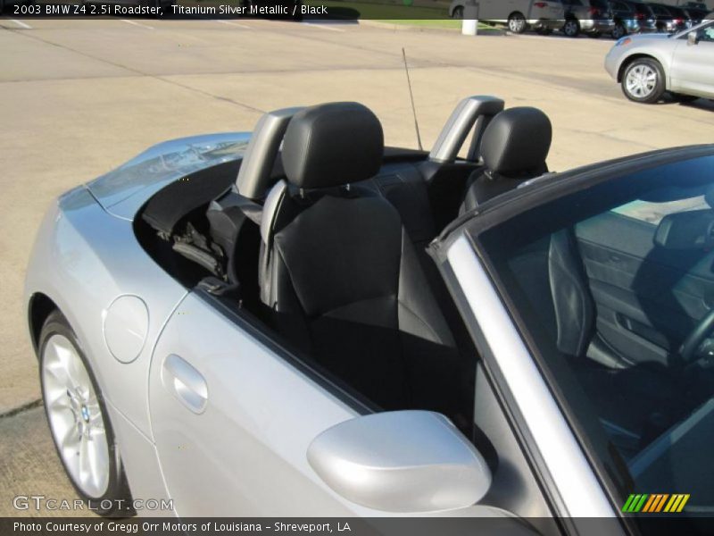 Titanium Silver Metallic / Black 2003 BMW Z4 2.5i Roadster