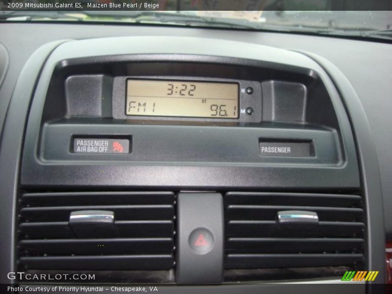 Maizen Blue Pearl / Beige 2009 Mitsubishi Galant ES