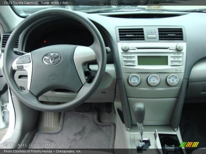 Super White / Ash 2011 Toyota Camry LE