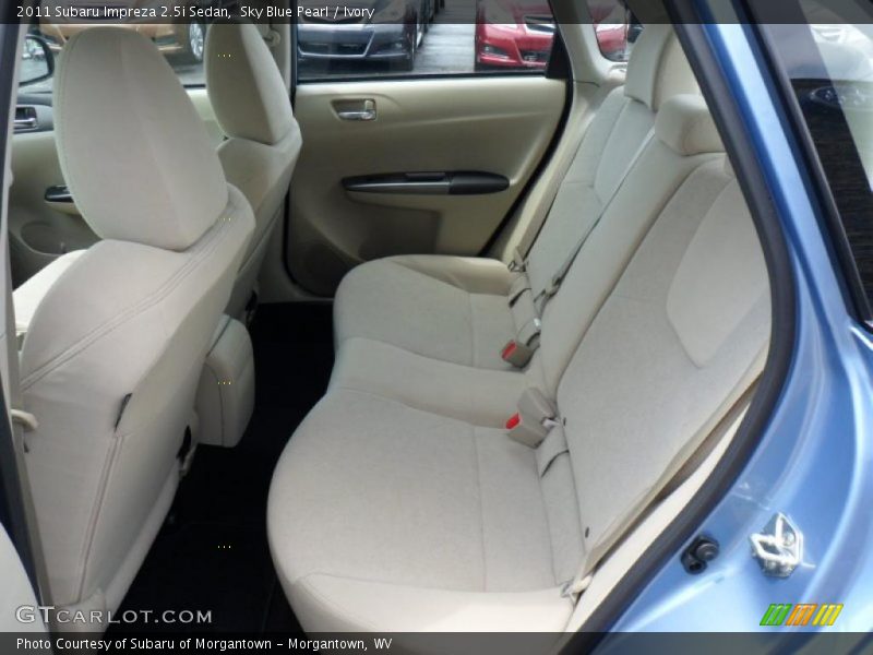Sky Blue Pearl / Ivory 2011 Subaru Impreza 2.5i Sedan