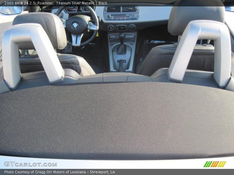 Titanium Silver Metallic / Black 2003 BMW Z4 2.5i Roadster