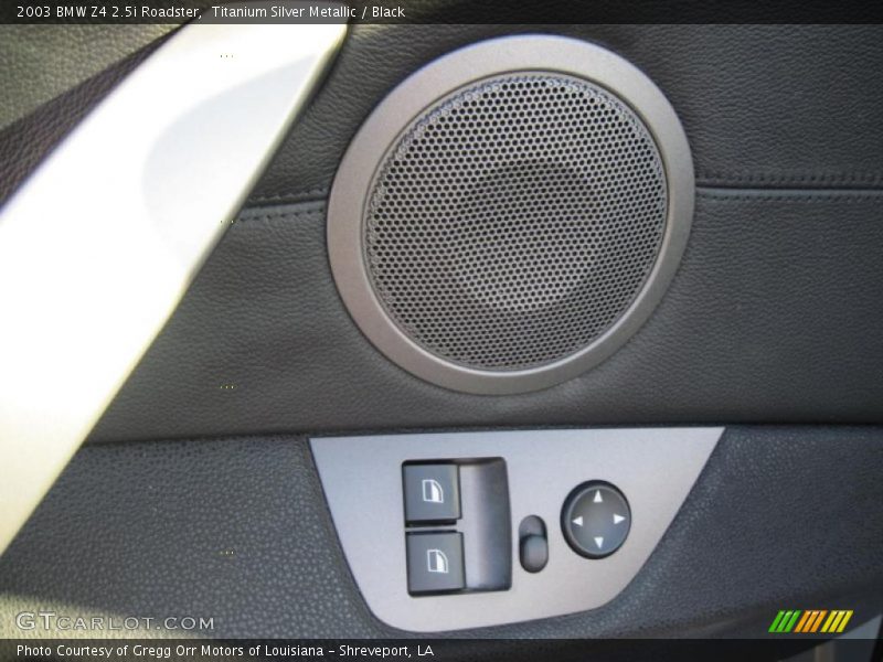 Titanium Silver Metallic / Black 2003 BMW Z4 2.5i Roadster