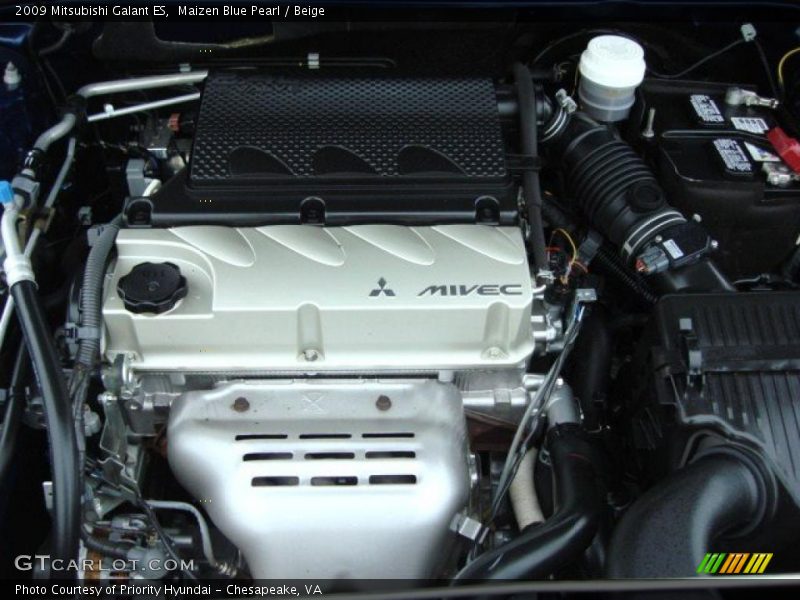 Maizen Blue Pearl / Beige 2009 Mitsubishi Galant ES