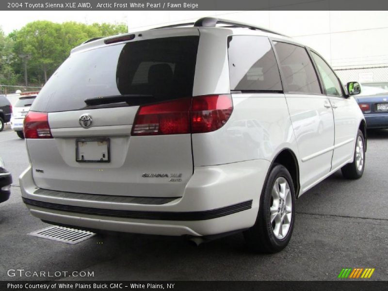 Arctic Frost White Pearl / Fawn Beige 2004 Toyota Sienna XLE AWD