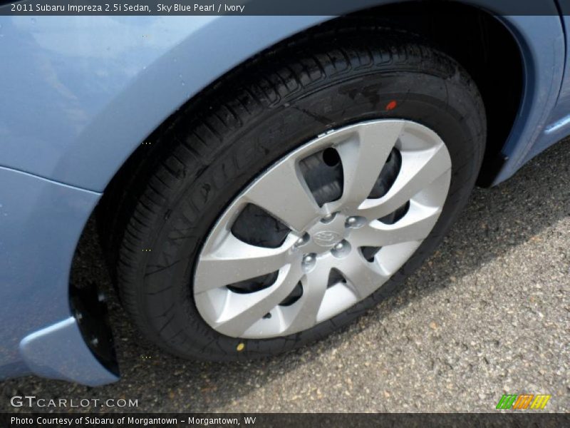 Sky Blue Pearl / Ivory 2011 Subaru Impreza 2.5i Sedan