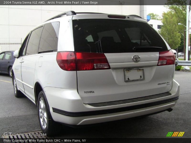 Arctic Frost White Pearl / Fawn Beige 2004 Toyota Sienna XLE AWD