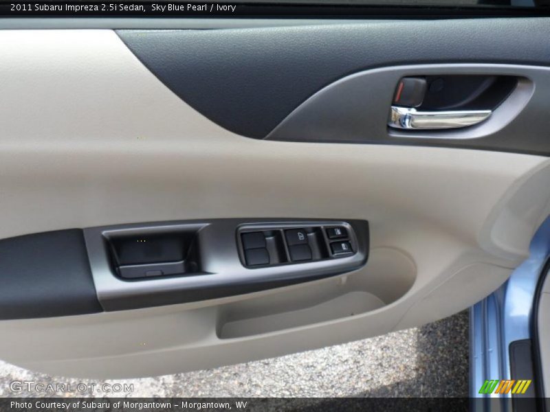 Sky Blue Pearl / Ivory 2011 Subaru Impreza 2.5i Sedan