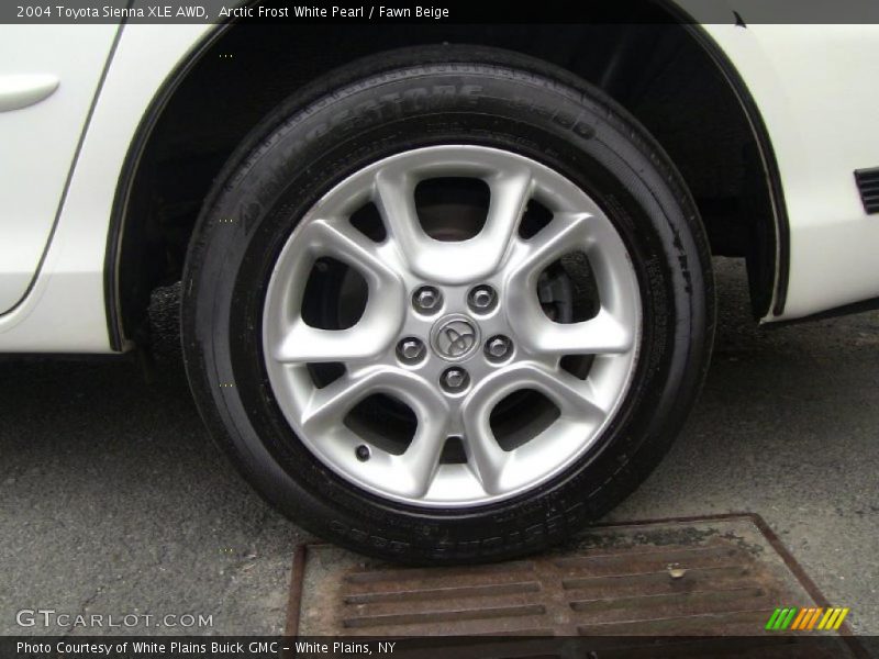 Arctic Frost White Pearl / Fawn Beige 2004 Toyota Sienna XLE AWD
