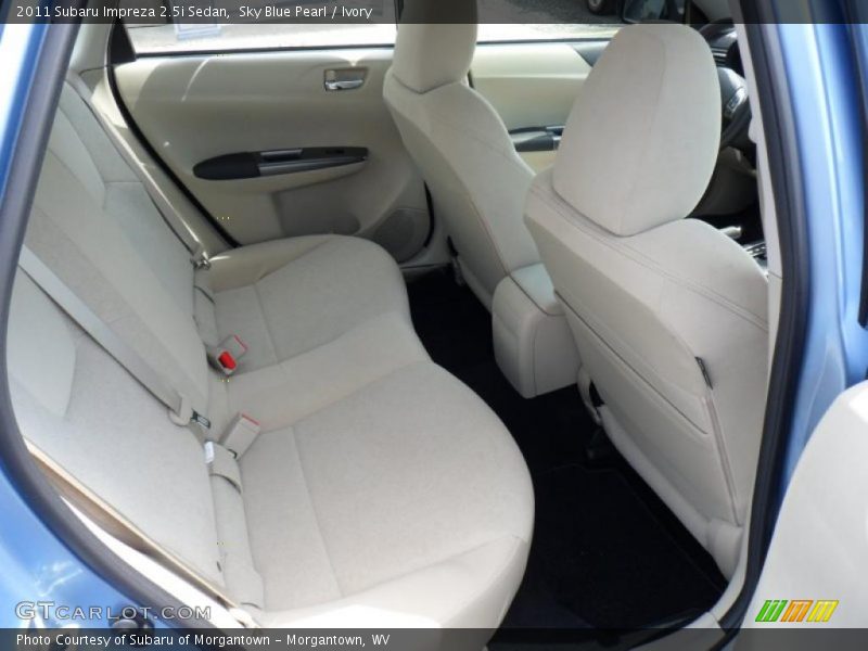 Sky Blue Pearl / Ivory 2011 Subaru Impreza 2.5i Sedan