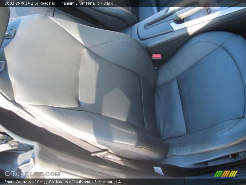 Titanium Silver Metallic / Black 2003 BMW Z4 2.5i Roadster