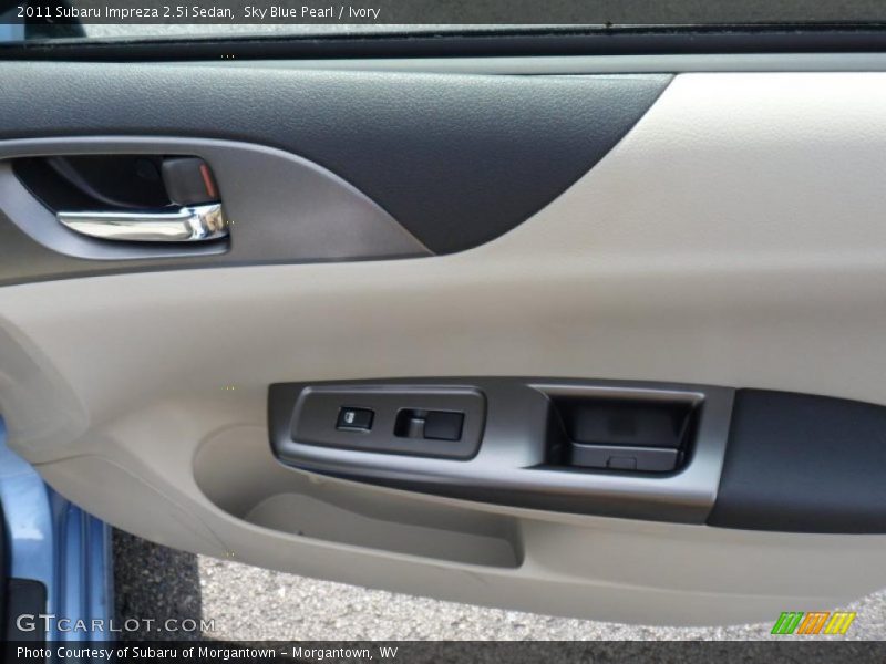 Sky Blue Pearl / Ivory 2011 Subaru Impreza 2.5i Sedan