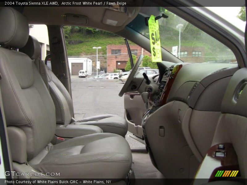 Arctic Frost White Pearl / Fawn Beige 2004 Toyota Sienna XLE AWD