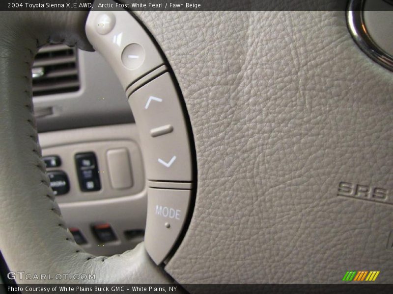 Arctic Frost White Pearl / Fawn Beige 2004 Toyota Sienna XLE AWD