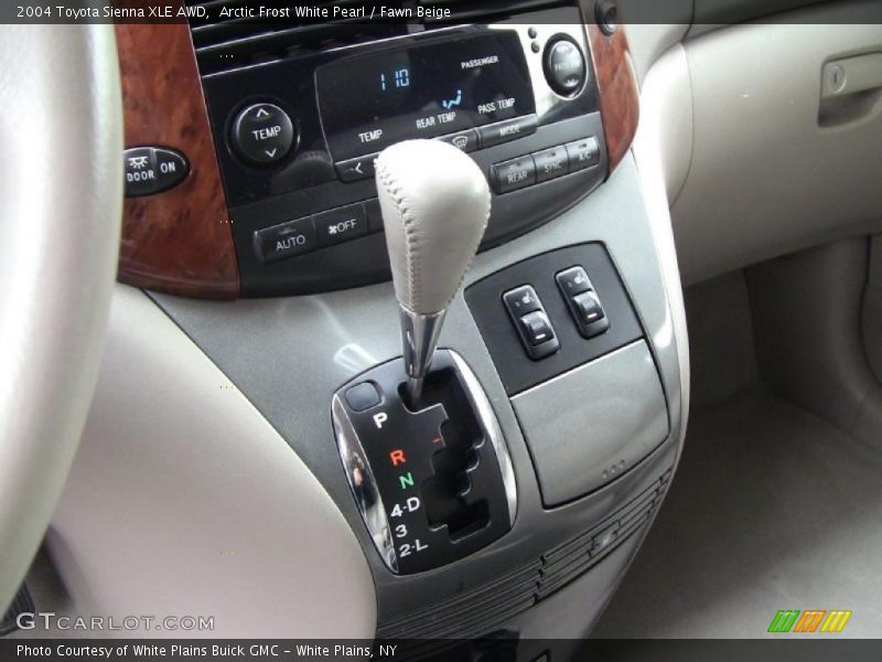 Arctic Frost White Pearl / Fawn Beige 2004 Toyota Sienna XLE AWD
