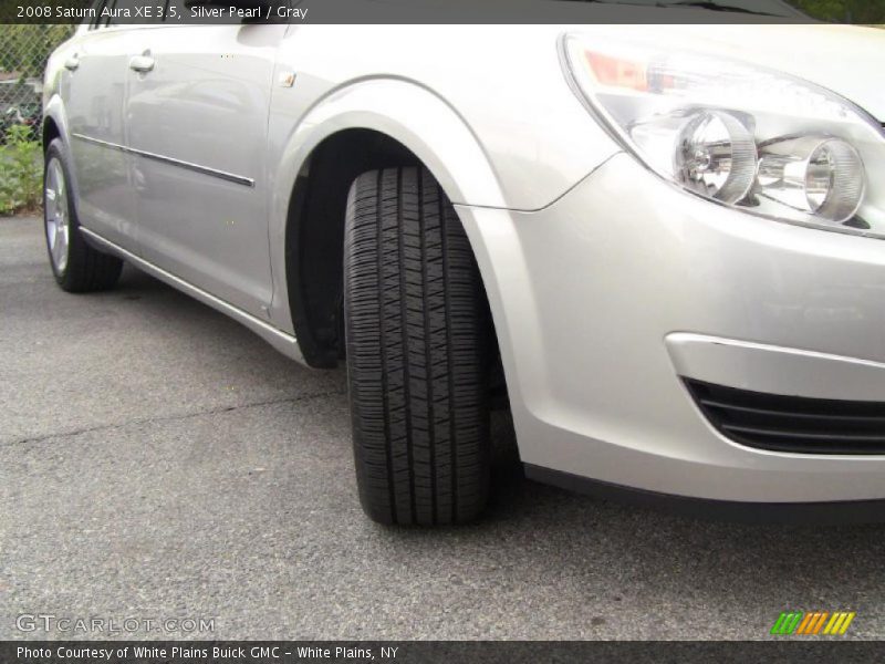 Silver Pearl / Gray 2008 Saturn Aura XE 3.5