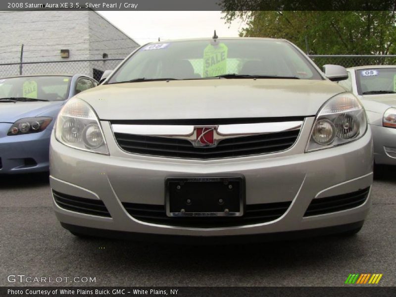 Silver Pearl / Gray 2008 Saturn Aura XE 3.5