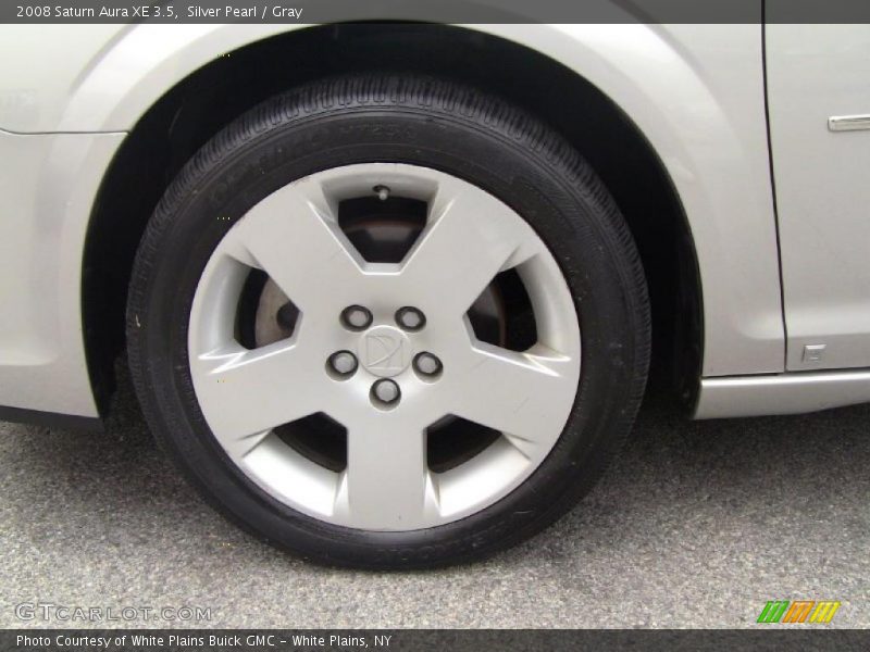 Silver Pearl / Gray 2008 Saturn Aura XE 3.5