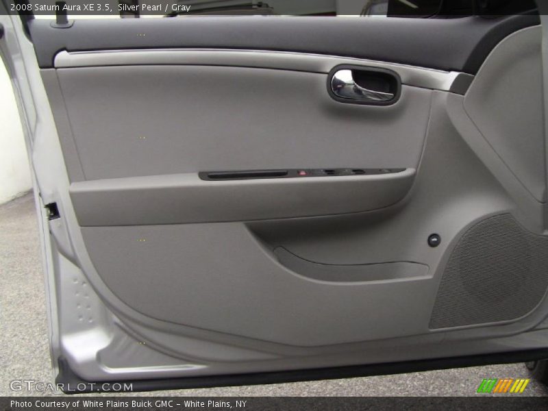 Silver Pearl / Gray 2008 Saturn Aura XE 3.5