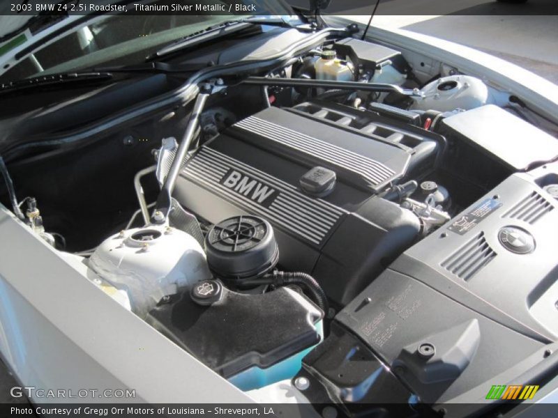 Titanium Silver Metallic / Black 2003 BMW Z4 2.5i Roadster