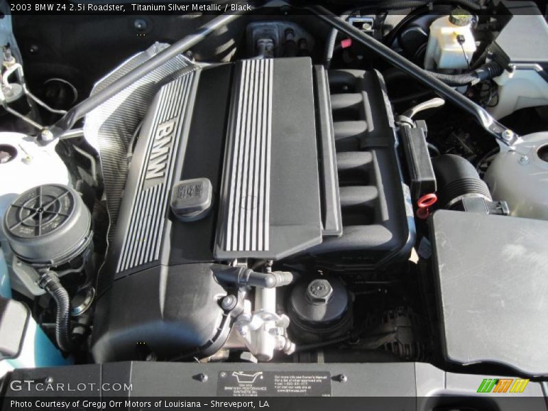 Titanium Silver Metallic / Black 2003 BMW Z4 2.5i Roadster