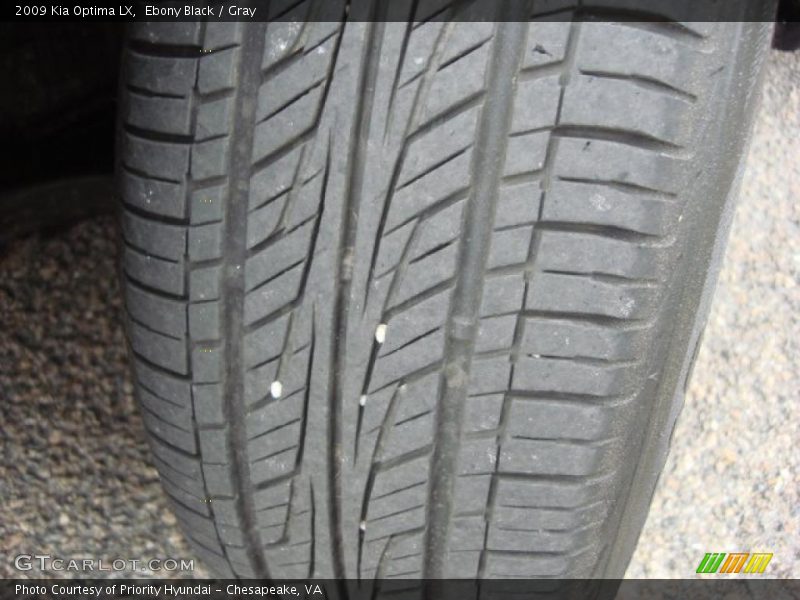 Ebony Black / Gray 2009 Kia Optima LX