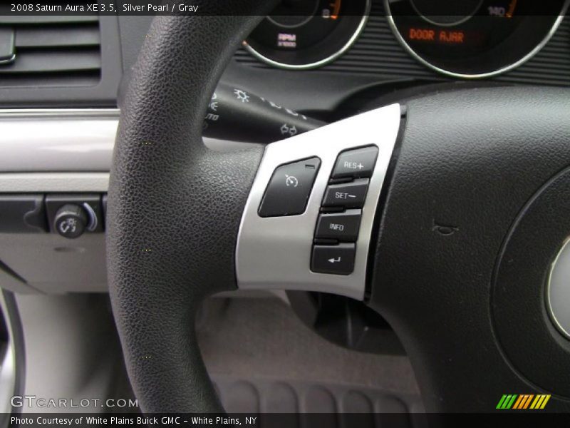 Silver Pearl / Gray 2008 Saturn Aura XE 3.5