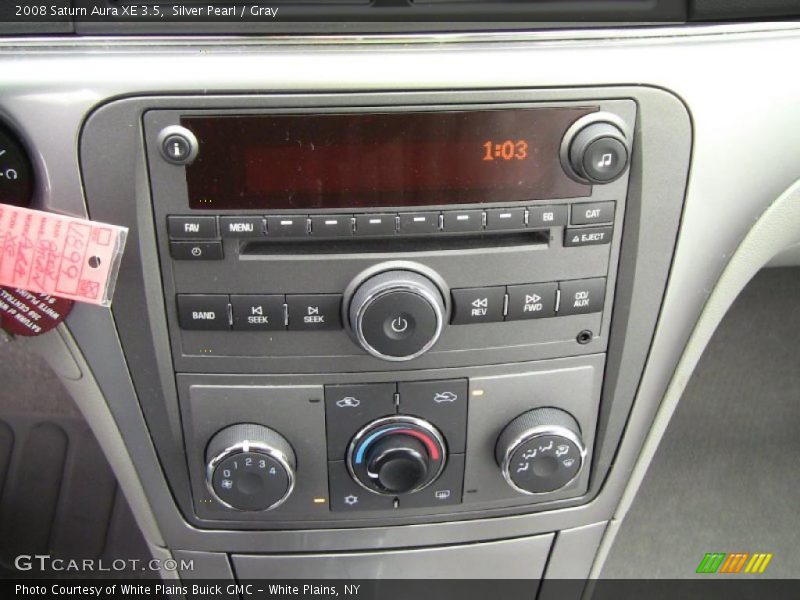 Silver Pearl / Gray 2008 Saturn Aura XE 3.5
