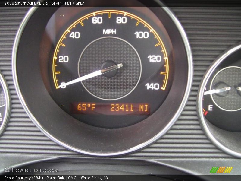 Silver Pearl / Gray 2008 Saturn Aura XE 3.5