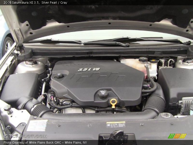 Silver Pearl / Gray 2008 Saturn Aura XE 3.5